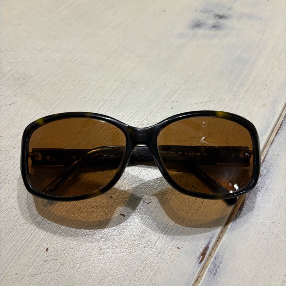 kate spade Annika Brown Tortoise Gradient Oversized Sunglasses
